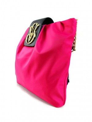 VCHB-186*VICTORIA'S SECRET NYLON CROSSBODY (DEEP PINK)